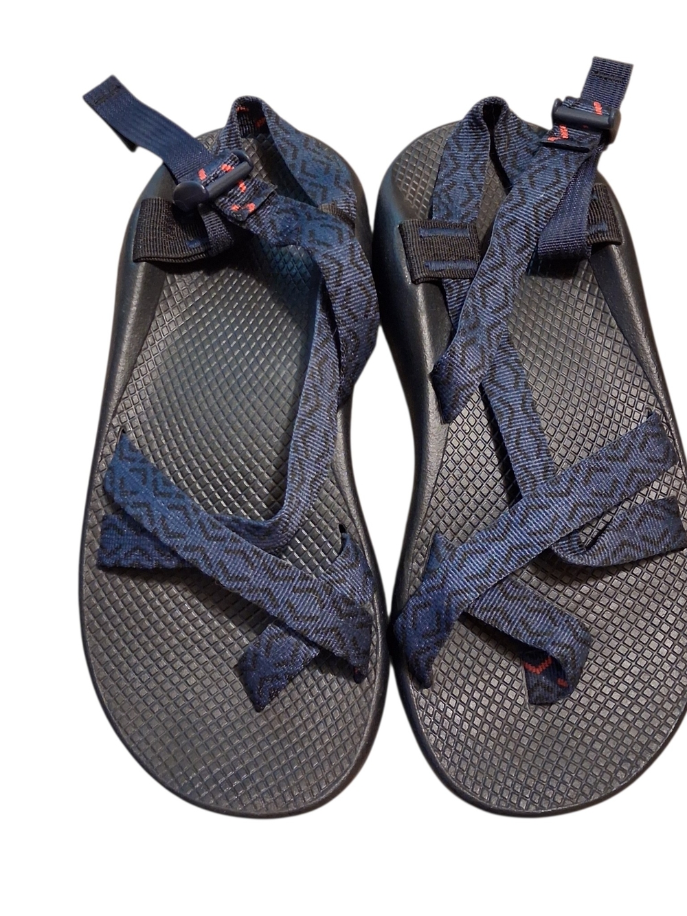 Men's Chaco Z2 Classic Wide Sandal In Stepped Navy 9W Vacation Beach Walking